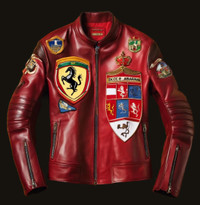Ferrari Custom Made Dolce & Gabbana Leather Jacket
