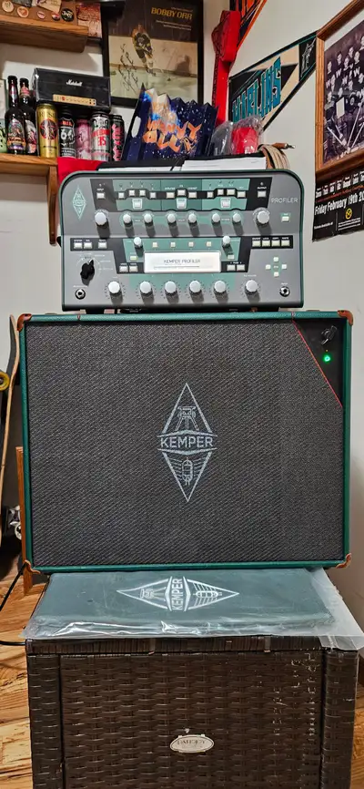 Kemper Profiler Head with powered Kemper Kabinet, View more