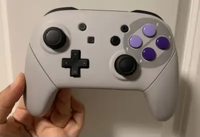 Nintendo Switch Pro Controller Custom Classic SNES