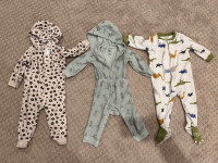 Carter’s Baby Rompers and Sleeper (18 months)
