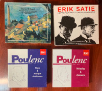French composers classical CDs box sets POULENC, SATIE, MILHAUD