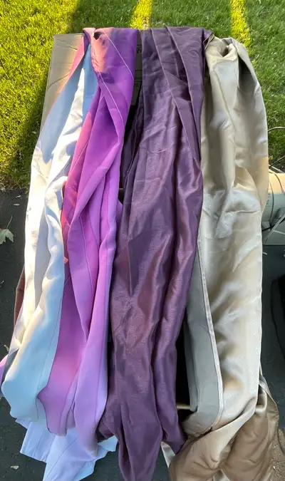 curtain drapes in various colours , View more