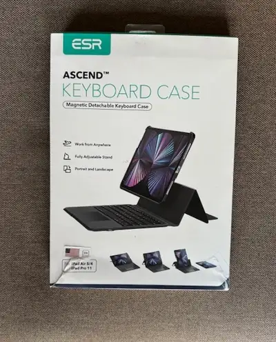 !!!NIB!!! Ascend BT Keyboard Case for iPad Air 5/4 & iPad Pro 11, View more