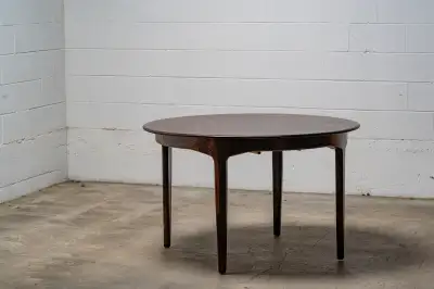 Early 1950s Brazilian Rosewood Extension Dining Table, View more