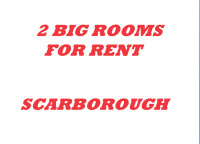 2 BDRMS for rent in SCARBOROUGH, can rent together or separately