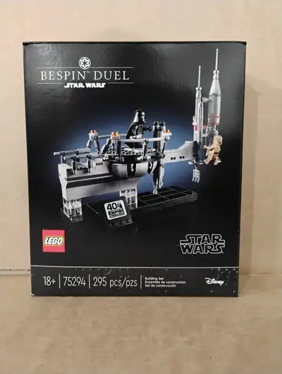 Unleash the force with the LEGO Star Wars 75294 Bespin Duel set, a 295-piece building experience for...