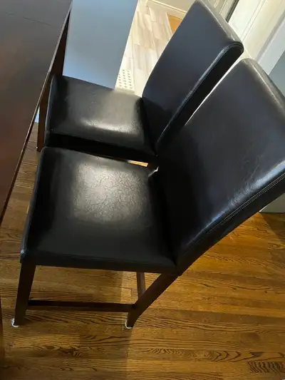 Dining table and chairs, View more