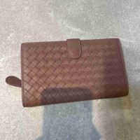 Exquisite Bottega Veneta Pink Leather Wallet