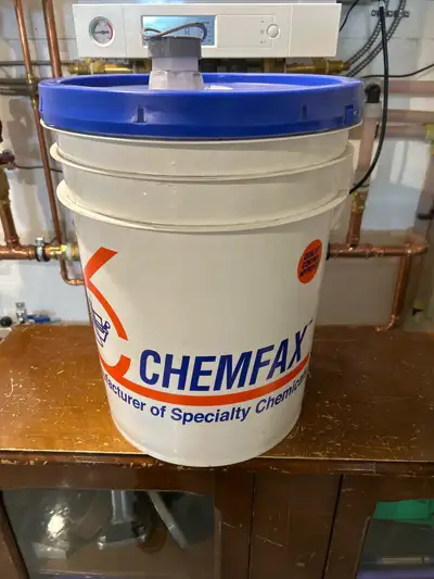 In-floor heat anti freeze. 50/50 mixture. Full pail cost was $190.00