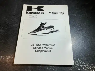 1989-1995 Kawasaki Jet Ski TS Watercraft Service Manual JF650, View more