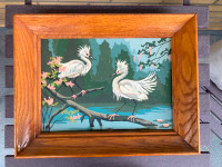 Vintage 1950s Egrets Paint By Number (PBN)