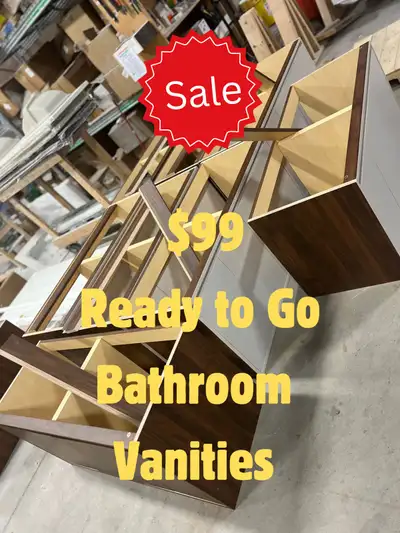 Vanity comes with countertop Sizes available - 32” 36” 39” 48” single sink 48” Double sink Sameday P...