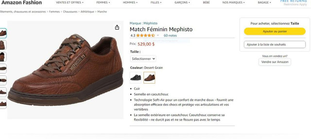 Chaussures Match Femme Mephisto dans Femmes - Chaussures  à Saint-Hyacinthe - Image 3