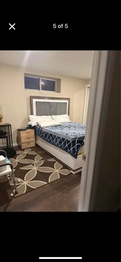 2 bedroom basement for rent in chestermere separate entry including utilities no pets please if you’...