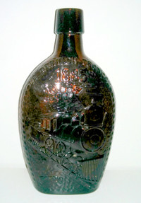 "The Last Spike" 1885 Bottle 1975. Railroad Memorabilia.