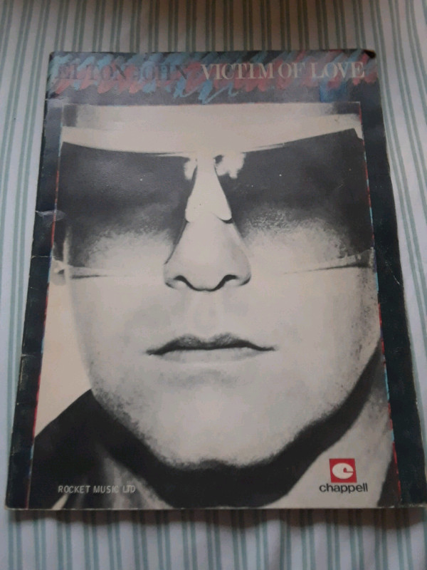 Elton John. Victim of Love. Piano/Vocal book. in Pianos & Keyboards in St. Catharines