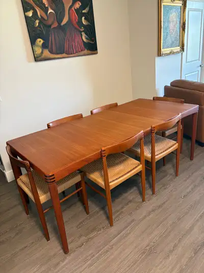 MCM Danish Teak Dining Room Set, View more