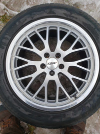 Tires and rims. 225/55r17, bolt pattern 5x100