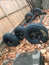 Trailer tires and Axils 