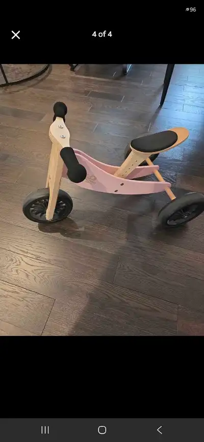 kinderfeets wooden balance tricycle , View more