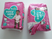 Couche Pampers easy-ups, taille 4T-5T, 35x total