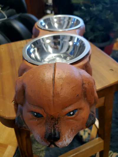 Brand New In Box Dog Bowl with Food And Water bowls., View more