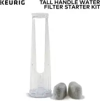 Keurig Water Filter Starter Kit Tall Reservoir With 2 Filters.