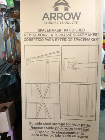 SPACEMAKER 4 FT W X 3 FT D SHED, View more