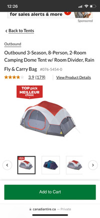Outbound 8 Person Tent 