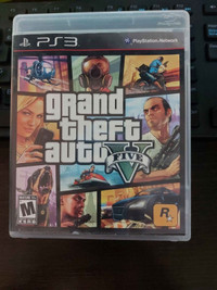 Gta 5 grand theft auto V for ps3 playstation 3 with manual