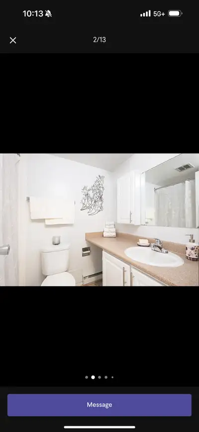 Hello looking for roommates in 3 bedroom apartment 2 rooms available. Price is 440$ it’s on Gatineau...