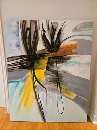 Big Beautiful Colorful Painting For Sale!, View more