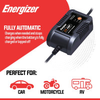 New Chargeur de Batterie Energizer 2 A Battery Charger 6V/12V