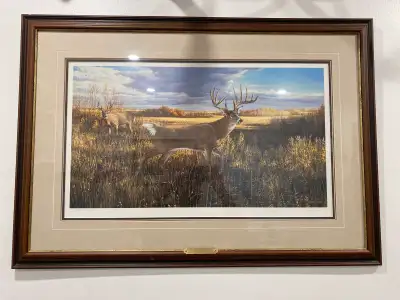 antler deer painting of Milo Hanson Buck , View more