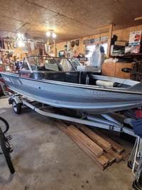16.5 ft legend boat and trailer combo