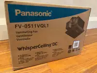 Panasonic Whisper Bathroom Ceiling Fan with Light