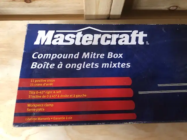 Brand New Mastercraft Compound Mitre Box and Saw in Hand Tools in London - Image 3