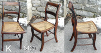 Several collectable antique chairs