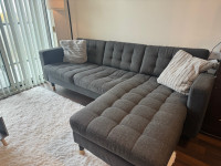 IKEA one year old sectional sofa 