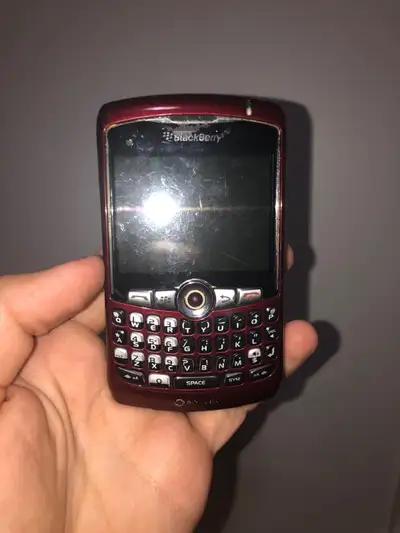 Blackberry curve - old model - with case With charger 60$