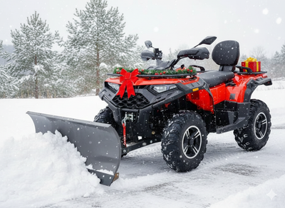 *Promotion while quantities last* Brand new 550cc 2-UP ATV + Winch & Plow Combo Now on special for $...