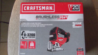 CRAFTSMAN V20 LIthium Ion Variable speed jig saw.  New in box.