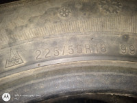 Winter tires on rims 225 55 16