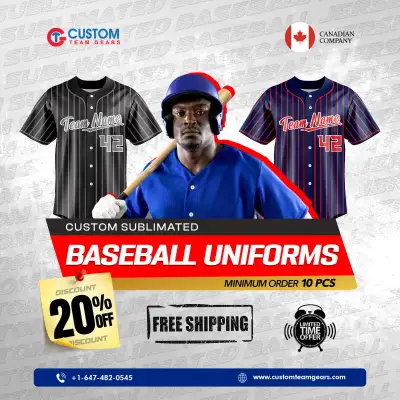 Custom Sublimated Baseball & Softball Jersey and Uniform, View more