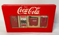 4 Coca-Cola Mini Vending Machine Magnets