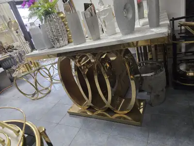 Console Table Golden NEUF!, View more