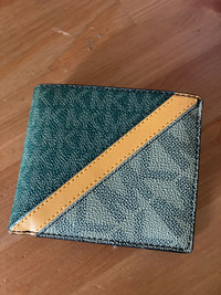 Michael Kors Slim Green/Marigold Mens wallet 