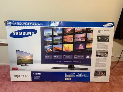 Samsung 58inch LED smart tv , View more