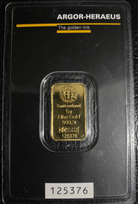 Gold bar 5 grams 