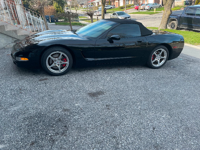 2001 triple black corvette convertible . $26,500.00 obo. in Cars & Trucks in City of Toronto